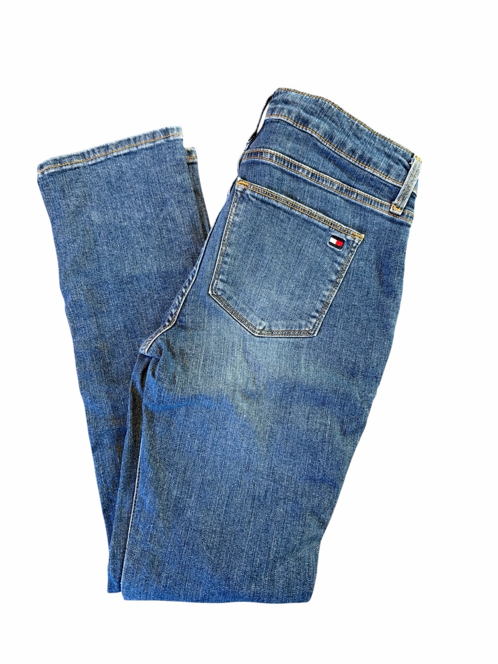 Tommy Hilfiger Women's Medium Blue Straight Leg Jeans